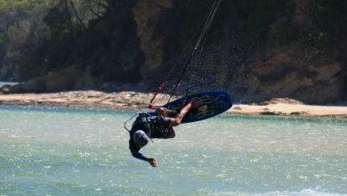 Photo of Kitesurfers Valla Beach